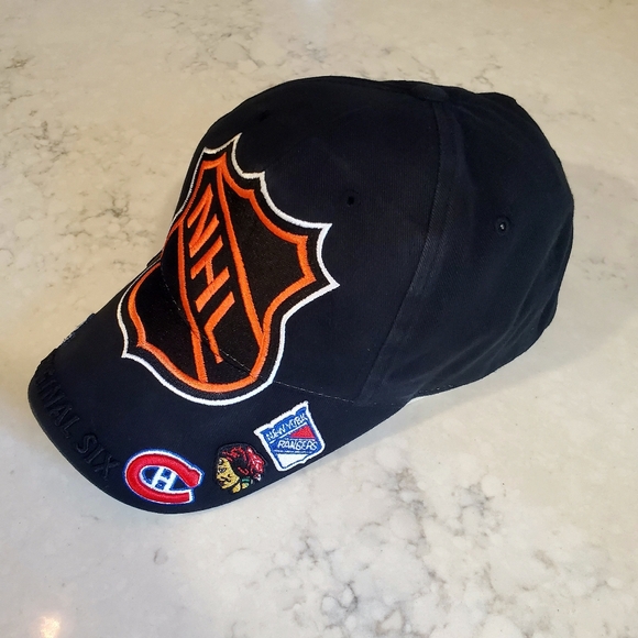 Vintage NHL Original Six Black Hat - Picture 2 of 10